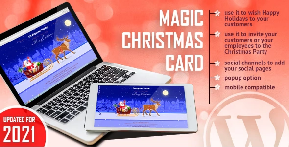 Magic Christmas Card With Animation WordPress Plugin 1.1 GPL Plugins