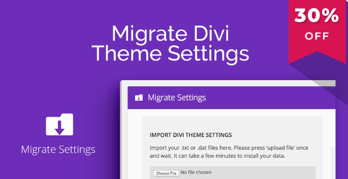 Migrate Divi Theme Settings 1.1 GPL Plugins