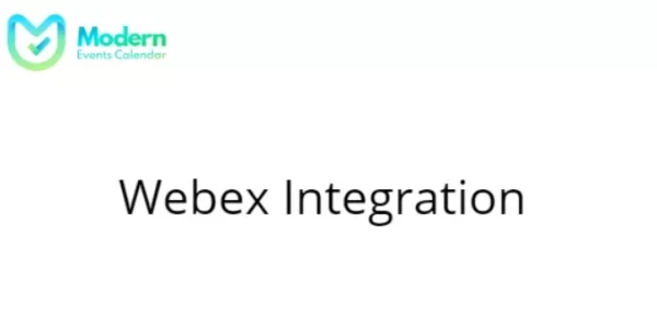 Modern Events Calendar Webex Integration 1.1.1 GPL Plugins