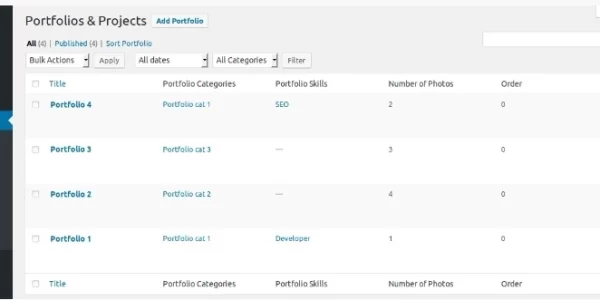 Portfolios and Projects Pro 1.8.0 GPL Plugins