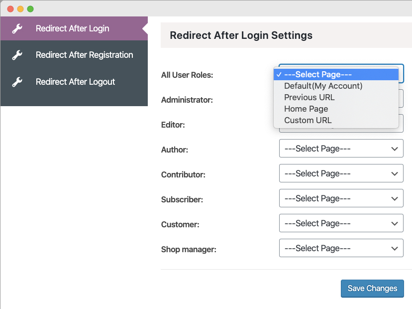 Redirect After Login, Registration & Logout for WooCommerce 1.1.8 GPL Plugins