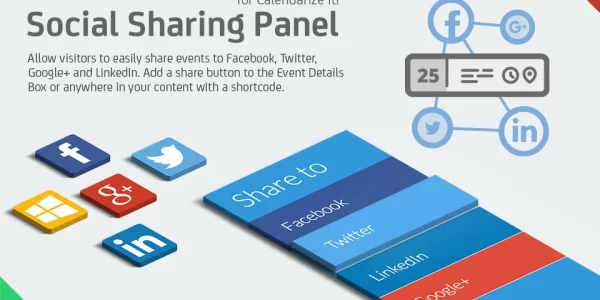 Social Sharing Panel for Calendarize it! 1.0.7.75330 GPL Plugins