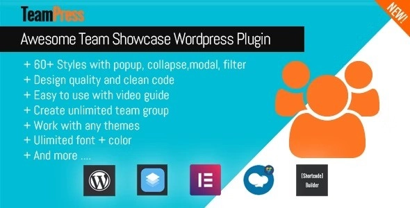 TeamPress Team Showcase plugin 1.5.3 GPL Plugins