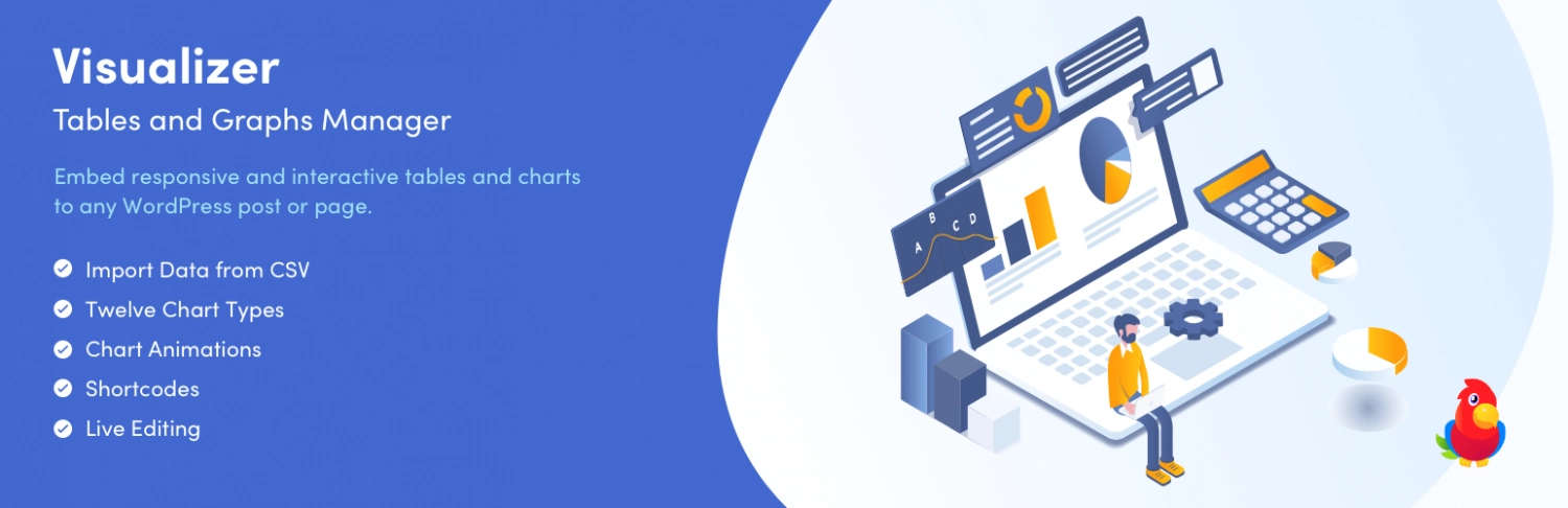 ThemeIsle Visualizer Charts and Graphs Pro 1.9.5 GPL Plugins