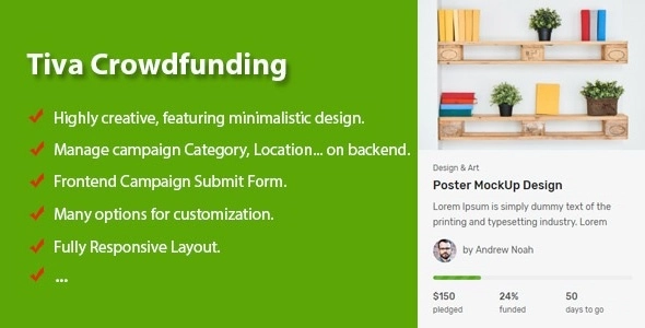 Tiva Crowdfunding WordPress Crowdfunding System 2.0 GPL Plugins
