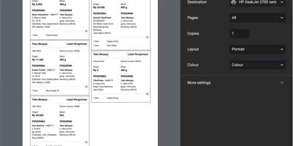 TokoPressID WooCommerce Print Label Shipping WordPress Plugin 1.2.5 GPL Plugins