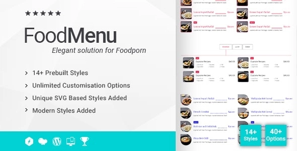 Ultimate Food Menu Addon For WPBakery Page Builder 1.1.0 GPL Plugins