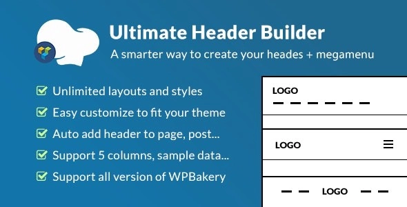 Ultimate Header Builder Addon WPBakery Page Builder (formerly Visual Composer) 1.8 GPL Plugins
