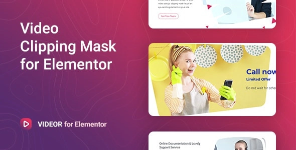Videor – Video Clipping Mask for Elementor 1.1.1 GPL Plugins