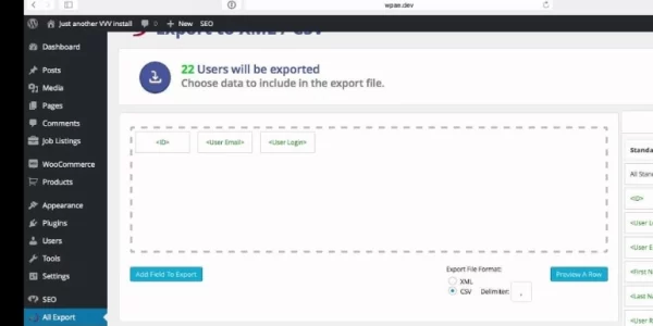 WP All Export – Users 1.1.8 GPL Plugins