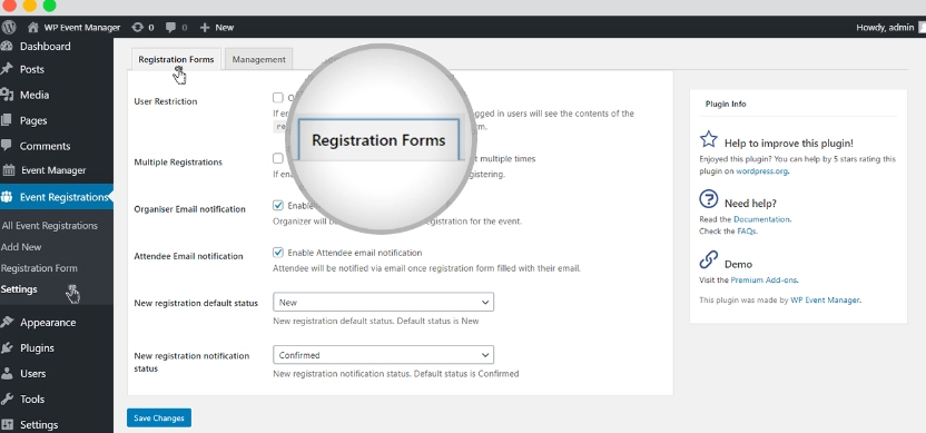 WP Event Manager Registrations 1.6.14 GPL Plugins