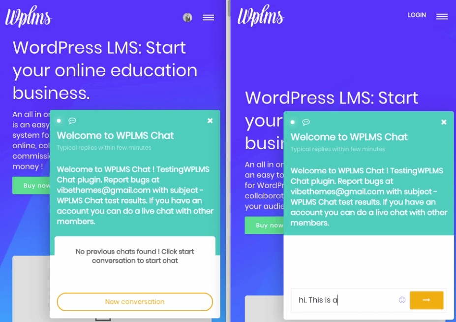 WPLMS Chat 1.3 GPL Plugins