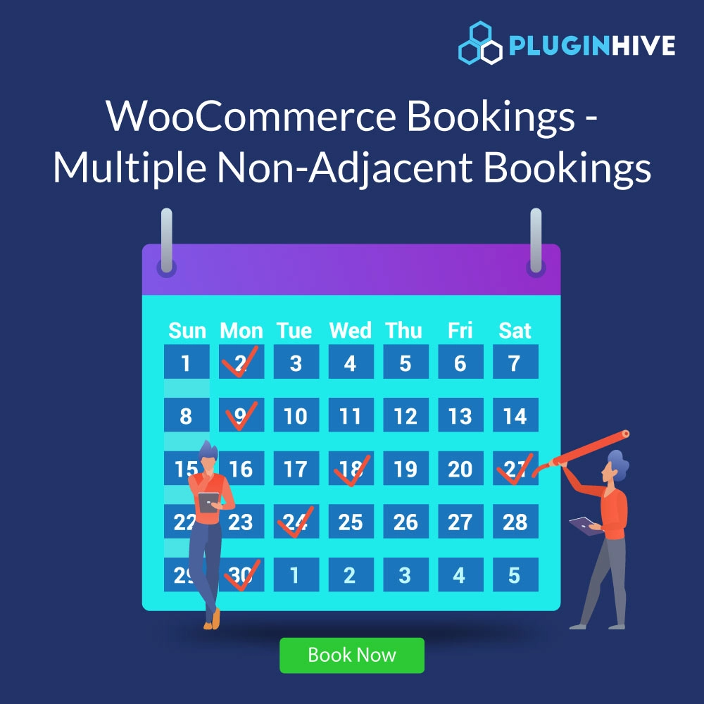 WooCommerce Multiple Non-Adjacent Bookings By PluginHive 1.2.9 GPL Plugins