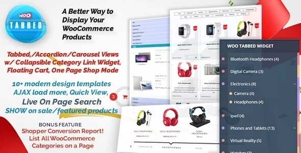 WooCommerce Tabbed Category Product Listing Pro 10.1.4 GPL Plugins