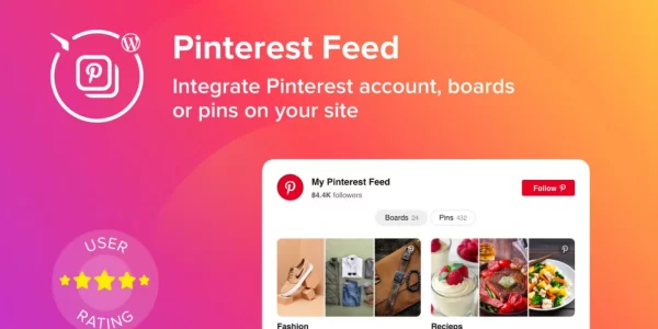 WordPress Pinterest Feed Plugin 1.2.0 GPL Plugins