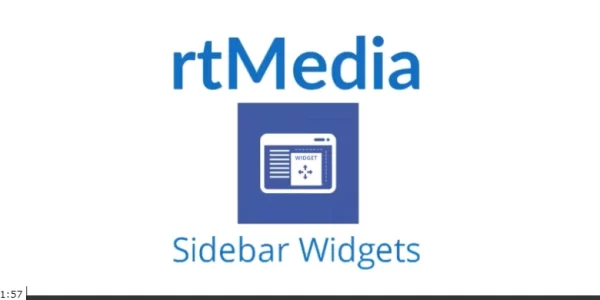 rtMedia Sidebar Widgets 1.3.7 GPL Plugins